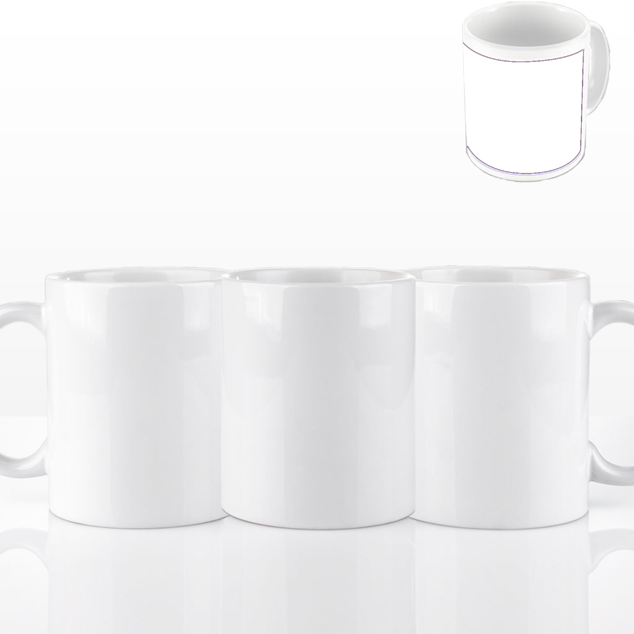 Taza Blanca Frontal